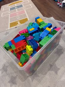 Selection of building blocks free without the boxes
