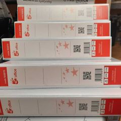 White Display Lever Arch Files x 5 - Five Star