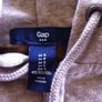 Gap ladies hoodie size S beige with light blue logo Image 3
