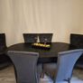 dinning table wood with 6 chairs Image 2