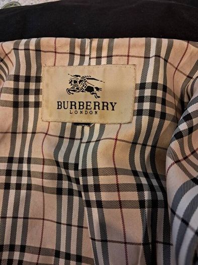 Authentic Burberry hooded Trench Coat