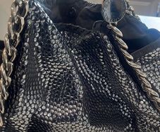 Stella McCartney studded silver Fallabella handbag