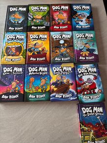 13 hardback Dog Man books