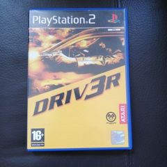 PlayStation2 Driver 3 replacement box and manual