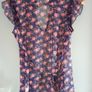 Brand new. Navy / coral floral blouse. Image 4
