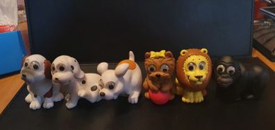 Collection of Ceramic Guggelly Eyed Animals