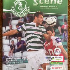 2013 Shamrock Rovers v St. Patrick's Athletic - Airtricity League & v Sligo Rovers - EA Sports Cup Programme