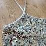 Silver Sequin Dress   Size 12 Image 2