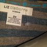 Liz Claiborne Brand new oversize grey/blue top size 2X would fit plus size ladies Postage included Image 3