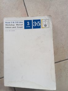 rover 3&3.5litre workshop manual