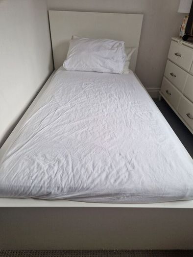 Ikea Malm single bed frame with drawers
