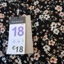 Primark Sustainable  Viscose Black Dress With A Small  Flower Pattern.Size 18.  B.N.W.T. Image 6