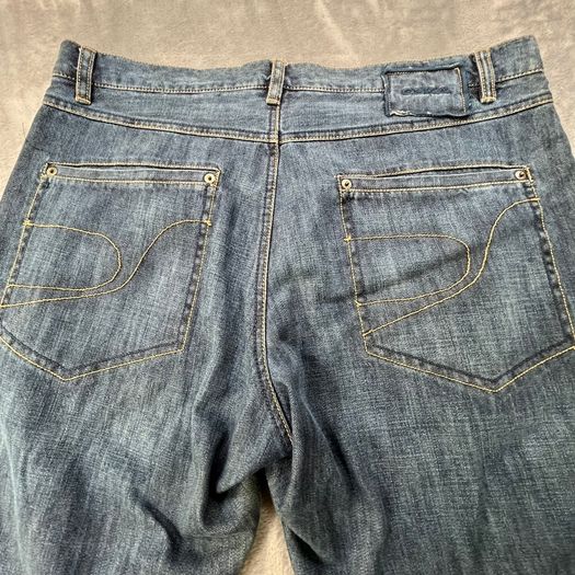 Oska 505 Womens Jeans - Size 5 - W36 L34 Blue Denim - Baggy Wide
