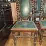 6 Antique Gothic Renaissance Jacobean Chairs Collection Only Image 10