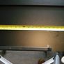 Adjustable height mobile desk - black Image 6