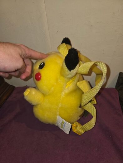 Vintage 1990's Pikachu Plush Backpack