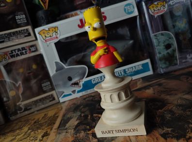 Bart Simpson Bust ! Limited Edition to 5,000 Pieces Worldwide ! Number 352/5000 ! 2003 ! by Sideshow Collectibles !