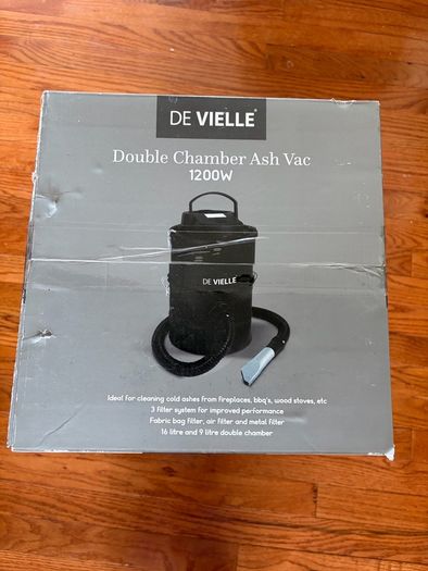 De Vielle Double Chamber Ash Vac 1200W
