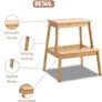 Step Stool 2 Tier Foot stool Suitable Kitchen Sink/Bath Stool/Bathroom Sink Assistance/Office Stool Image 4