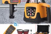 Rotary laser level 360 new kit red laser receiver