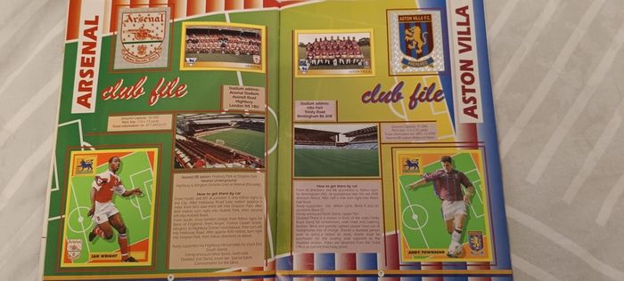 Merlin Premier League 1994 Sticker Album First Edition Fully Completed