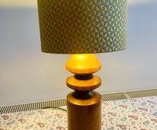 MCM Lamp With New Custom Shade