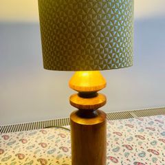 MCM Lamp With New Custom Shade