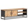 TV Cabinet 120x30x40 cm Solid Acacia Wood Image 5