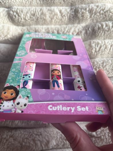 Gabby's Dollhouse Kids Cutlery Set - Brand New in Box