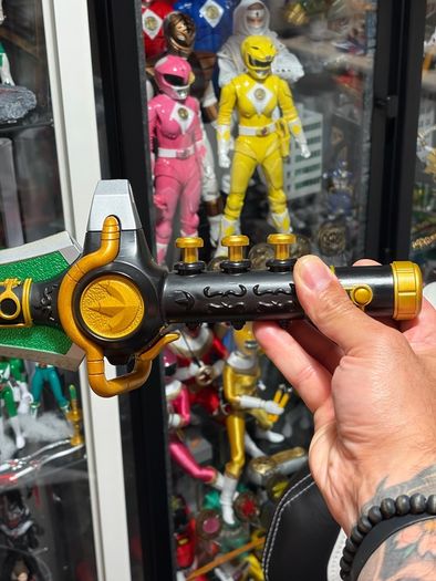 Power Ranger Deluxe Hasbro Lightning Green Dragon Dagger