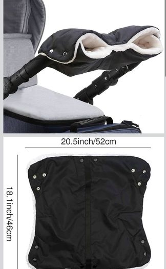 Double Out and About Buggy with Raincover + Storksak Stroller Organiser + pair buggy bag clip attachments + hand warmer