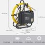 Sewer Camera Pipe Inspection Camera 22.9cm 720p Screen Pipe Camera 50.3m Image 4