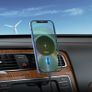 Hoco CA91 Magic Magnetic Car-Vent 15W Wireless Charger Grey Image 3