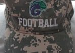 Military style cap barely worn