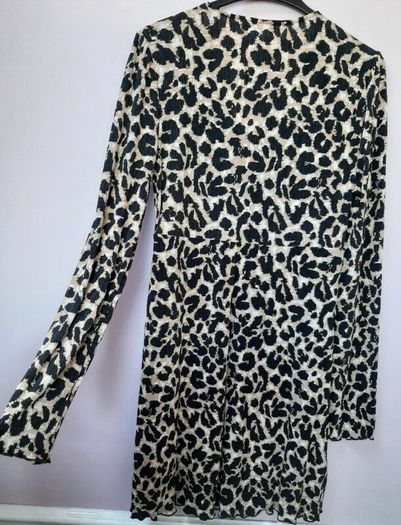 New leopard print dress tag attached