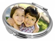 main image for ad Personalised Oval Shaped Compact Mirror