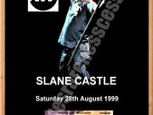Robbie Williams Slane Castle 1999 concert poster with ticket reproduction print