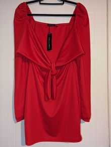 Gorgeous front tie milk maid midi dress from I Saw It First.