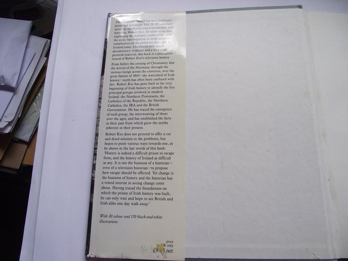 1980 Robert Kee 'Ireland: A History'-the book of the major BBC/RTE Television Series