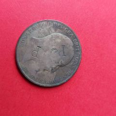 Edward V11 Counterstamped Penny