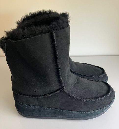 FitFlop Mukluk Black Boots - UK6/EU39