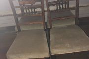 2x Edwardian chairs
