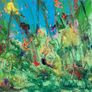 Original Painting Irish Floral art flowers Image 8
