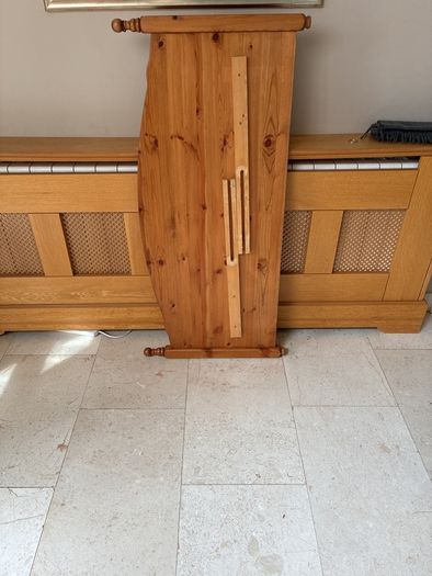 pine headboard