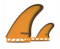 Futures Akila Aipa Fiberglass Twin + 1 Fins Orange Brown