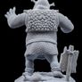 3D Printed HQ Resin Shrek Bust - Ready to Paint Image 4