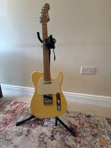Blonde Telecaster Electric Guitar and 10W Amp