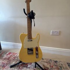 Blonde Telecaster Electric Guitar and 10W Amp