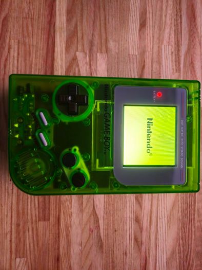 Gameboy Classic DMG Genuine - upgraded screen + ZELDA  cart