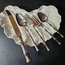 Stainless Supreme Cutlery Set, Bamboo Design,  made in Japan Image 3